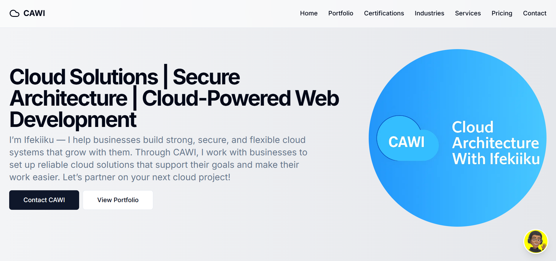 CAWI Cloud – Personal Website of Ifekiiku